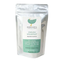 Load image into Gallery viewer, English Breakfast Loose Leaf Tea 100 grams packaged by Bergamia Tea