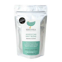 Load image into Gallery viewer, Moroccan Mint Blend Loose Leaf Tea 100 grams packaged by Bergamia Tea