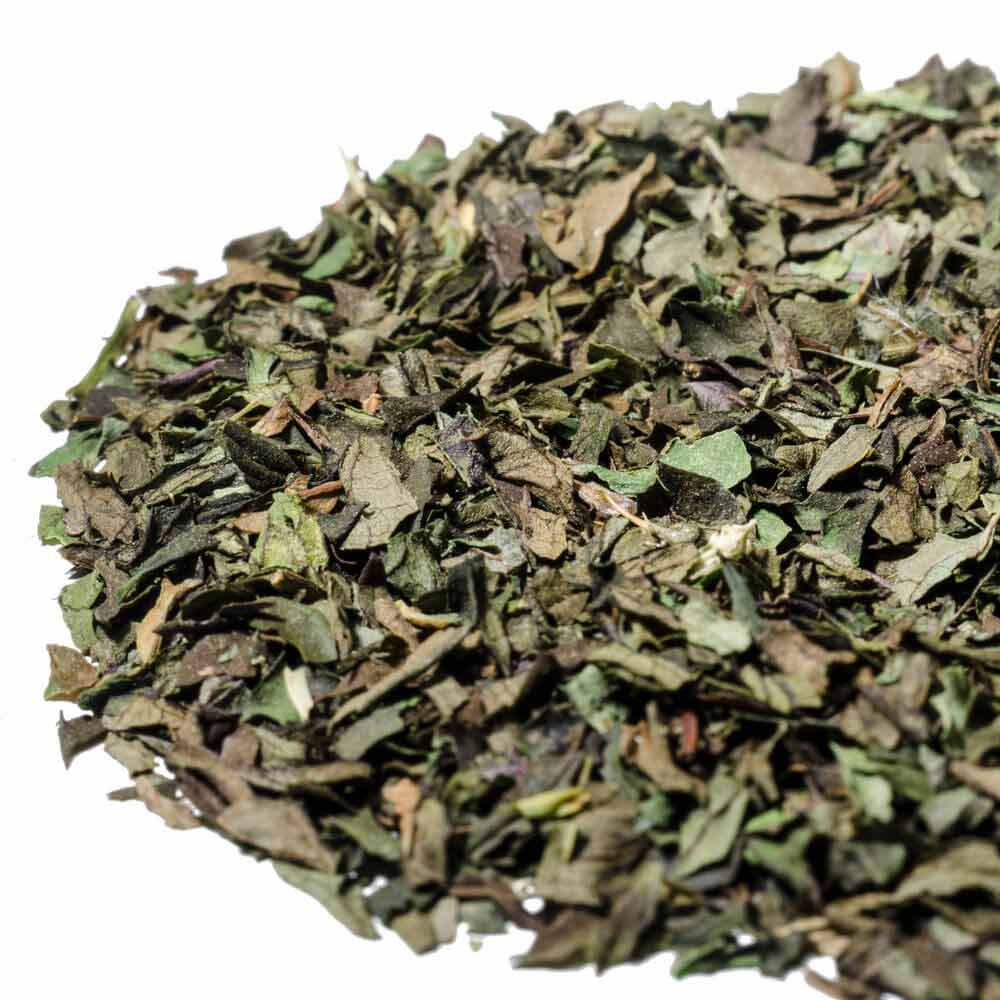 Single estate English Peppermint loose leaf herbal tea, grown and harvested in England