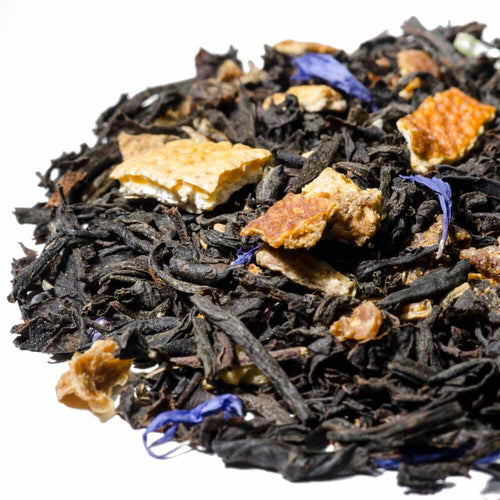 Aromatic loose leaf black tea with ornage, lemon peel, cornflowers and bergamot oil - Lizzy Grey