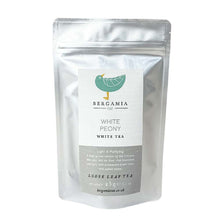 Load image into Gallery viewer, White Peony Loose Leaf White Tea 35 grams packaged by Bergamia Tea
