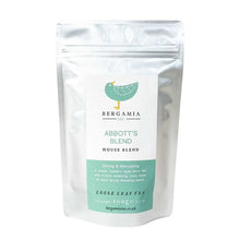 Load image into Gallery viewer, Abbott&#39;s Blend Loose Leaf Tea 100 grams packaged by Bergamia Tea
